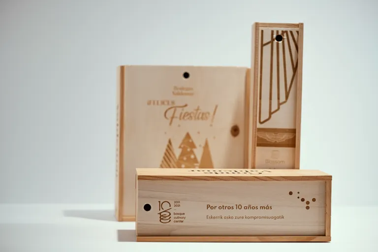 Estuche de vino personalizado con logotipo de empresa